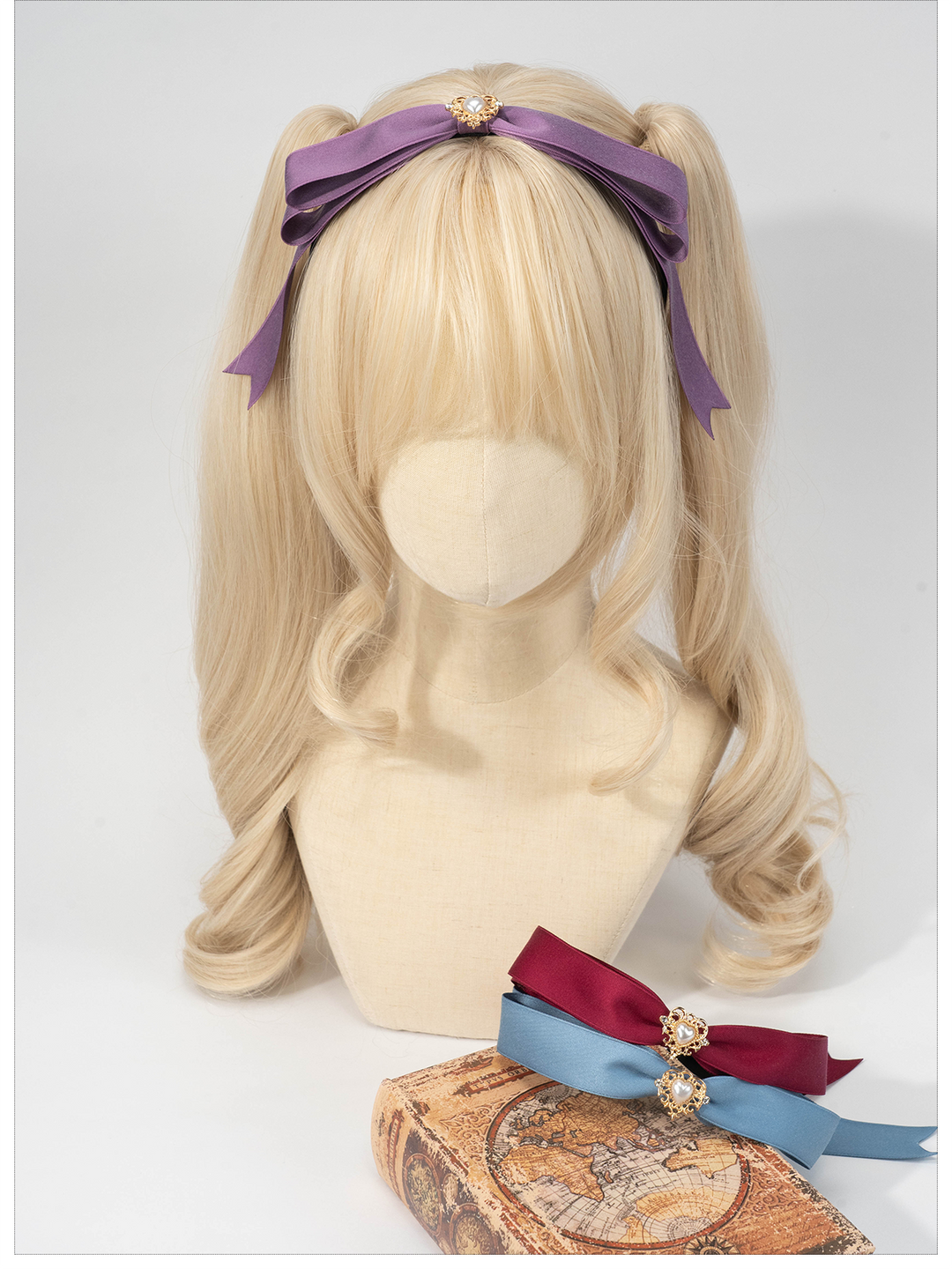 Lolita Headdress Jirai Kei Hairband Bow Headband Multi-color 35292:487784 35292:487784