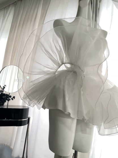 Lolita Dress Petticoat Puffy Black And White Pettipants 36386:542598