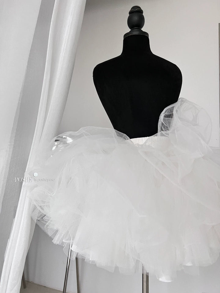 Lolita Dress Petticoat Puffy Black And White Pettipants 36386:542604 36386:542604