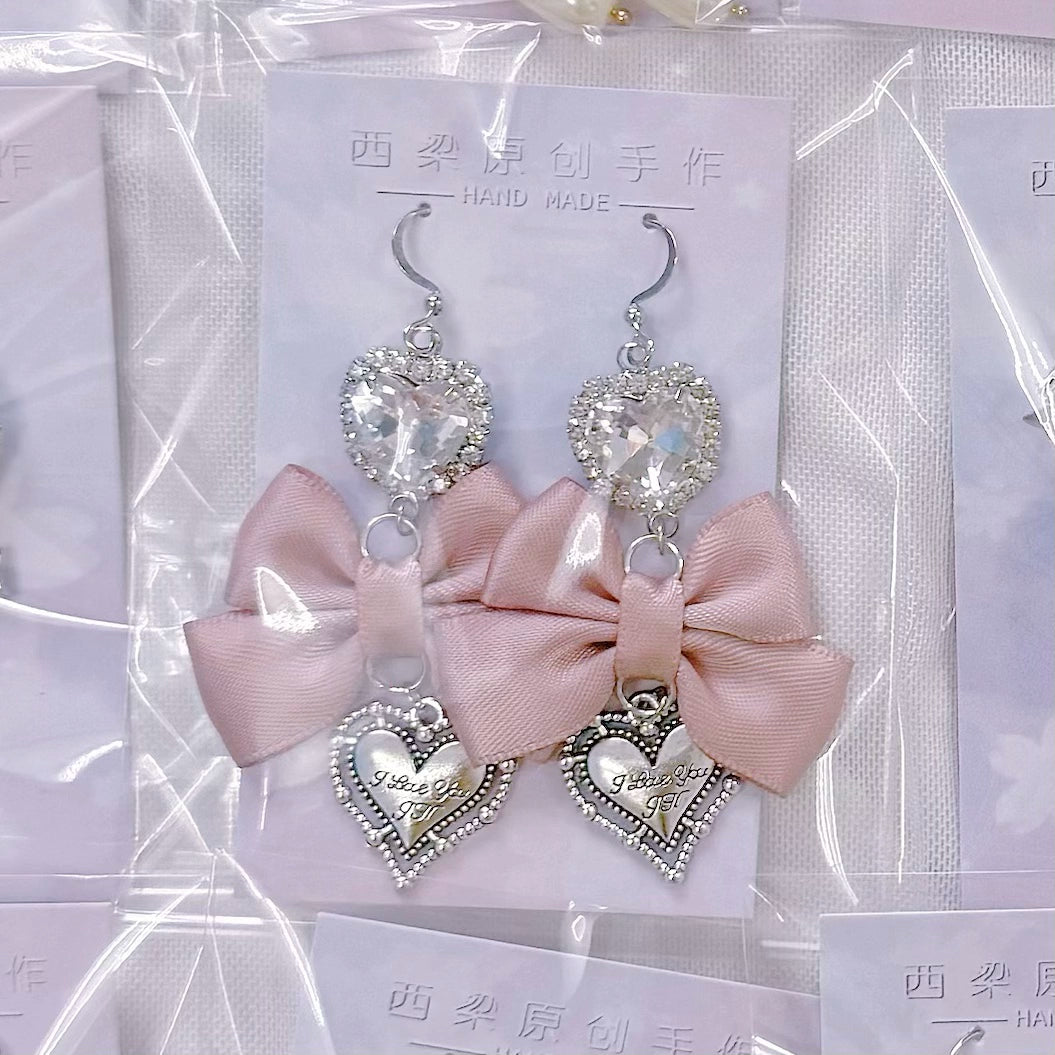 Jirai Kei Earrings Handmade Ear Hook Ear Clip 41742:712326