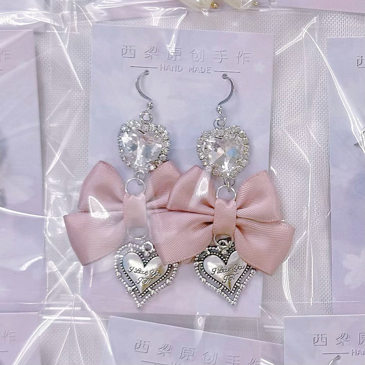 Jirai Kei Earrings Handmade Ear Hook Ear Clip 41742:712326