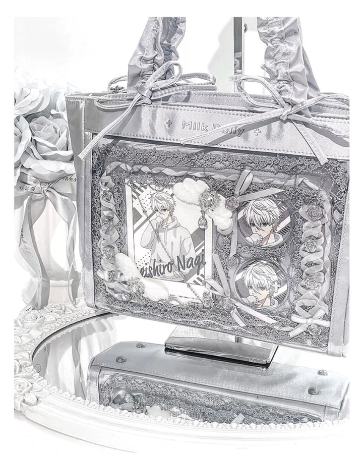 Imitation Silk Tote Itabag, Multiple Color 45430:851548