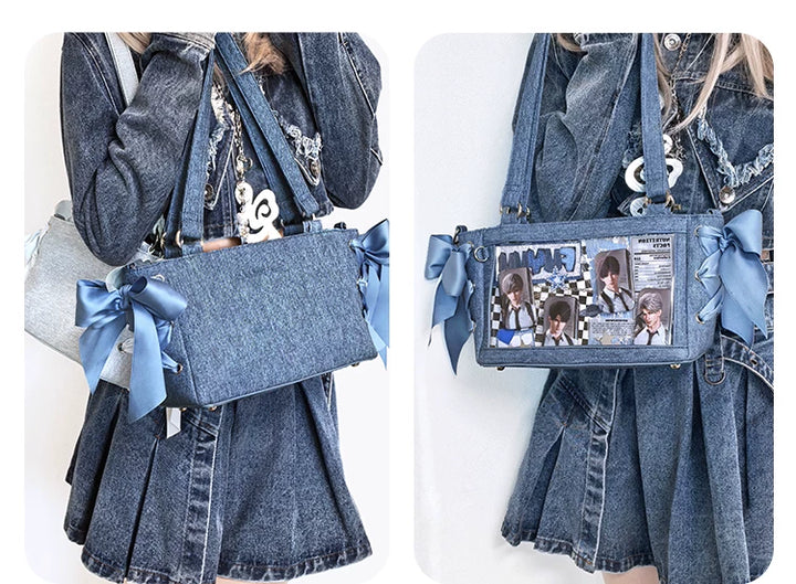 Daily Mini Ita Bag, Clear Window for Dolls & Badges 45427:849581