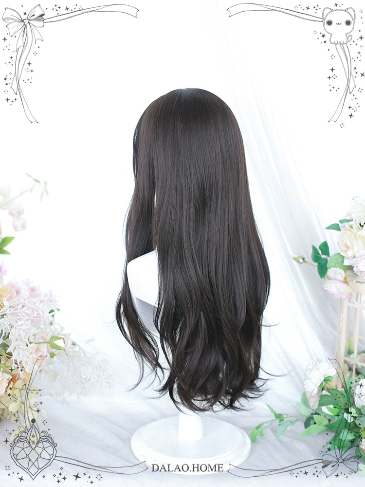 Lolita Wig Long Curly Hair And Straight Bang Multicolors 35930:507078 35930:507078