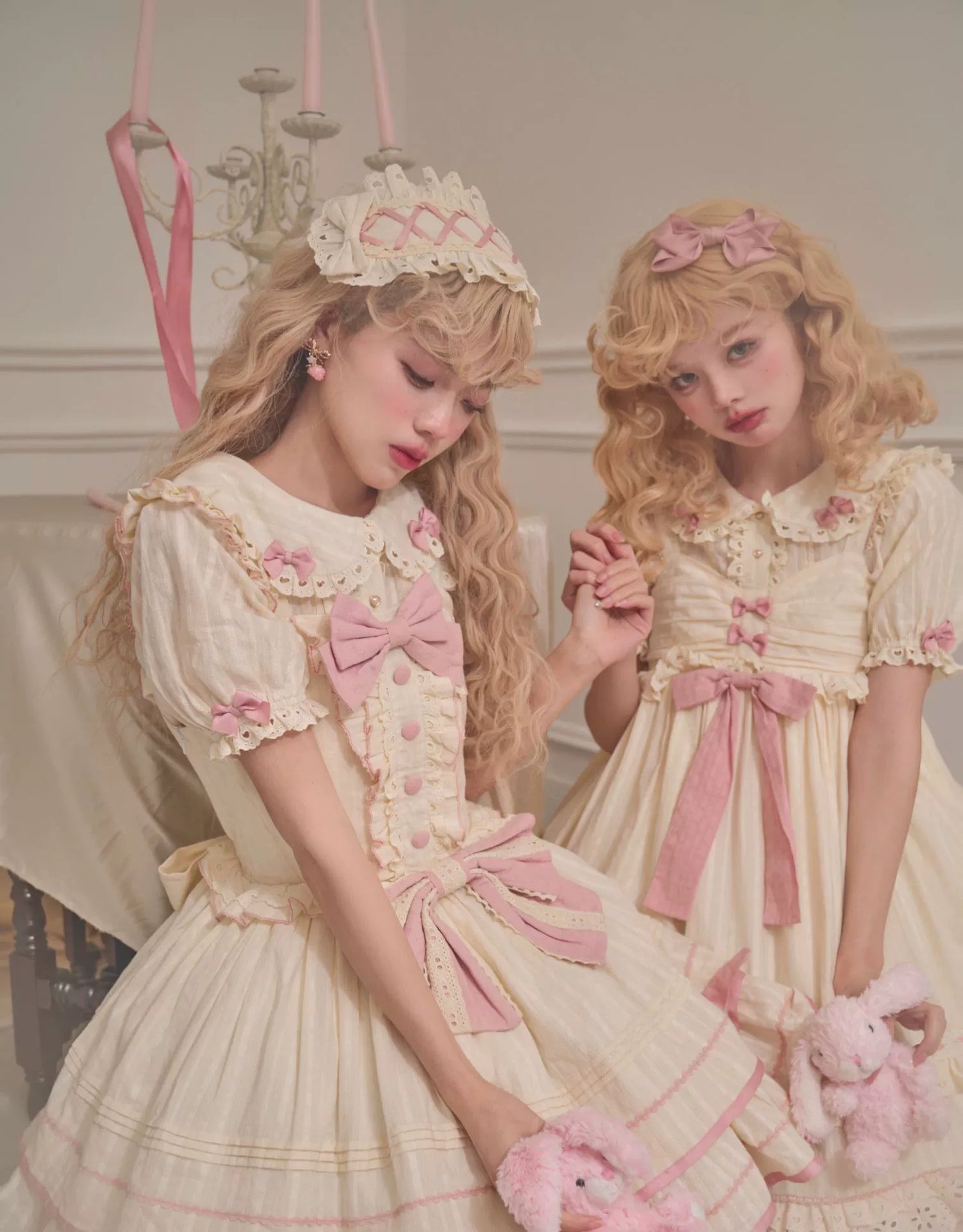 Sweet Lolita Dress Doll Lolita Dress Peter Pan Collar Cotton Dress 37290:555944