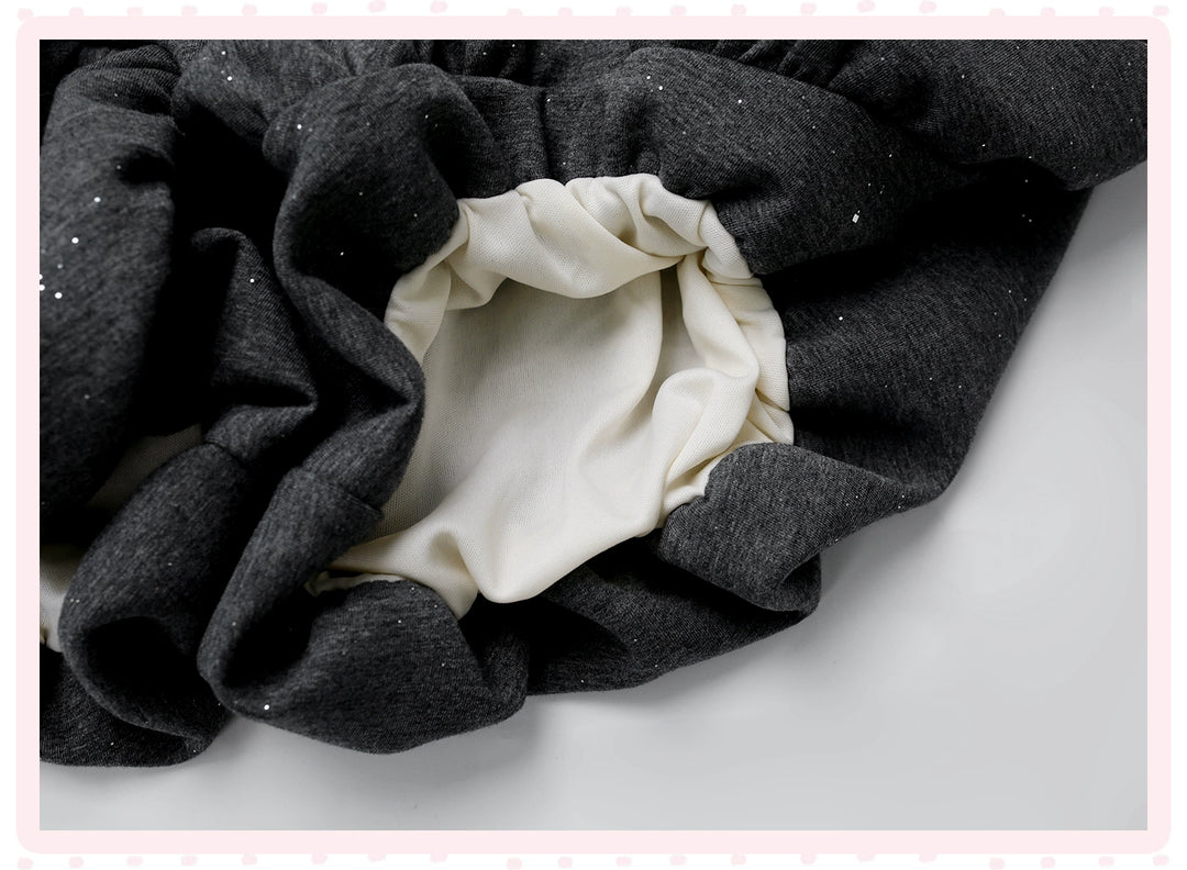 Shiny Hooded Jacket Outfit, Ear Accents 44079:796066