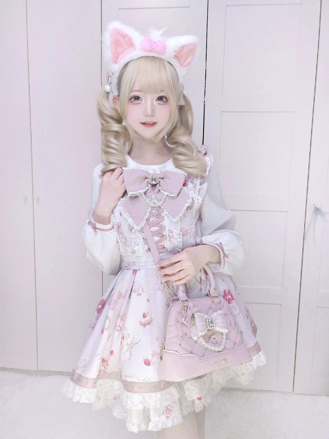 Shell-Shaped Ryousangata Hand Bag, Detachable Shoulder Strap 44773:823271