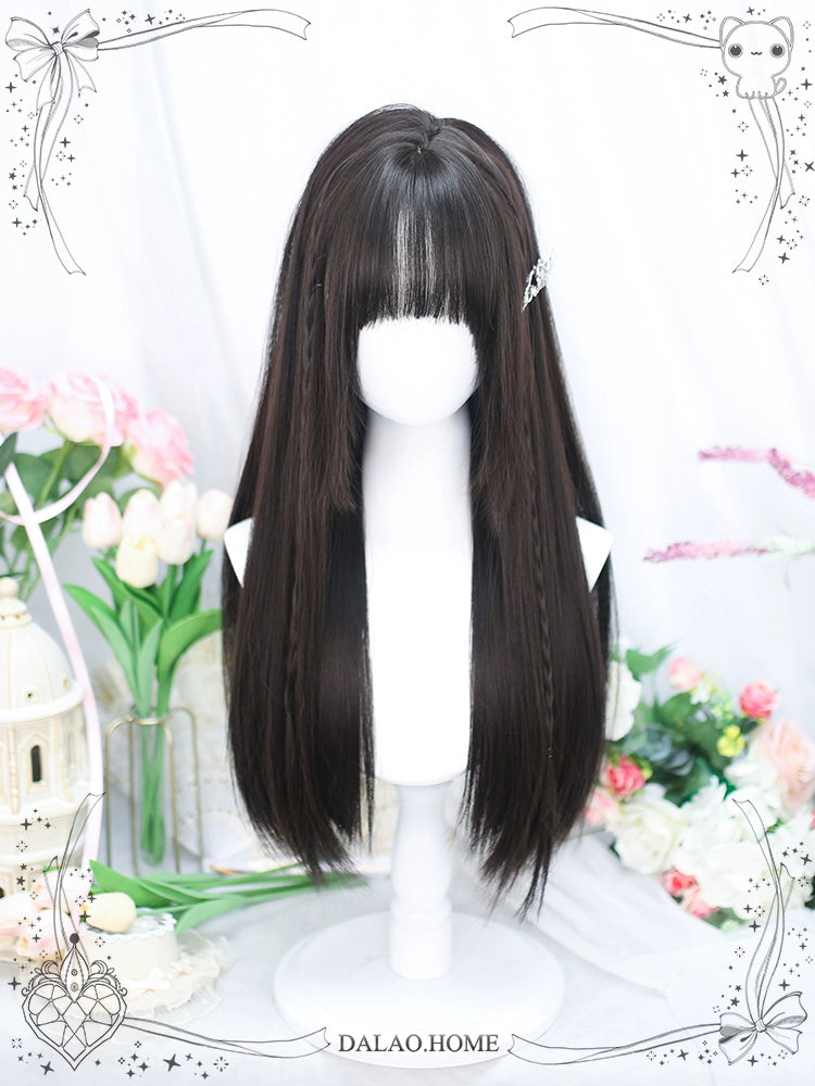 Lolita Wig Long Straight Wig Multicolor 35934:507586 35934:507586