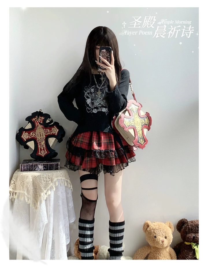 Gothic Lolita Bag, Two Detachable Shoulder Straps 45411:846995