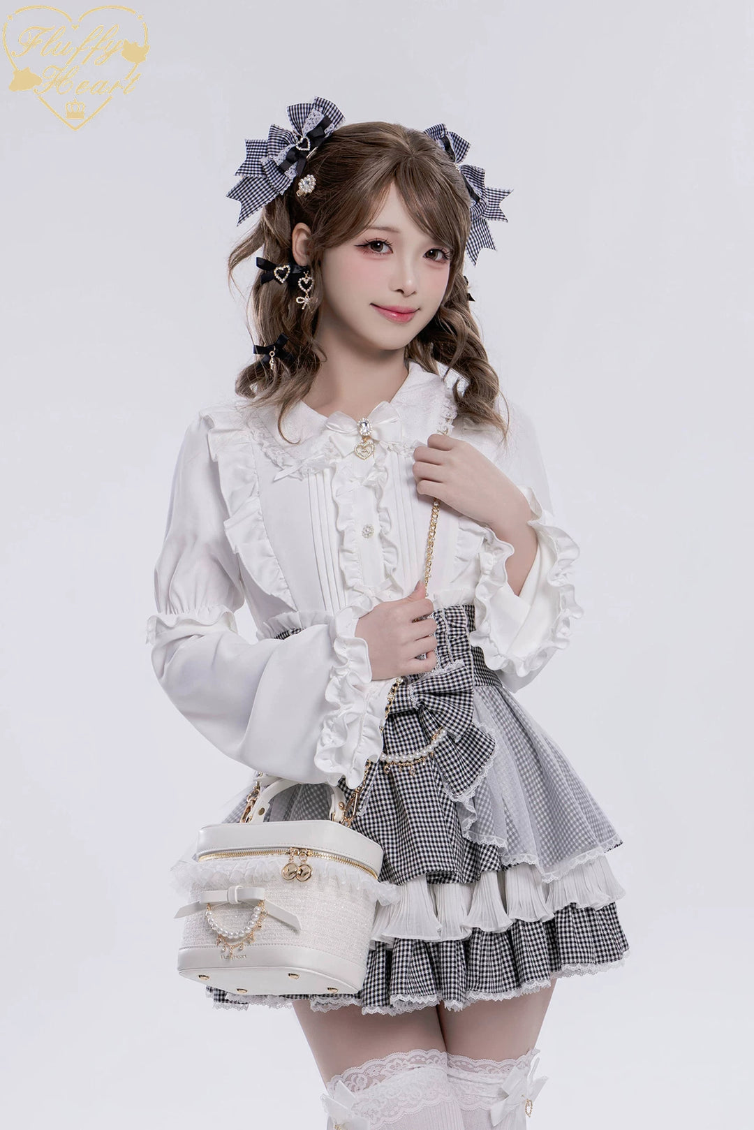 Ryousangata Bucket Hand Bag, Detachable Strap 45132:841664