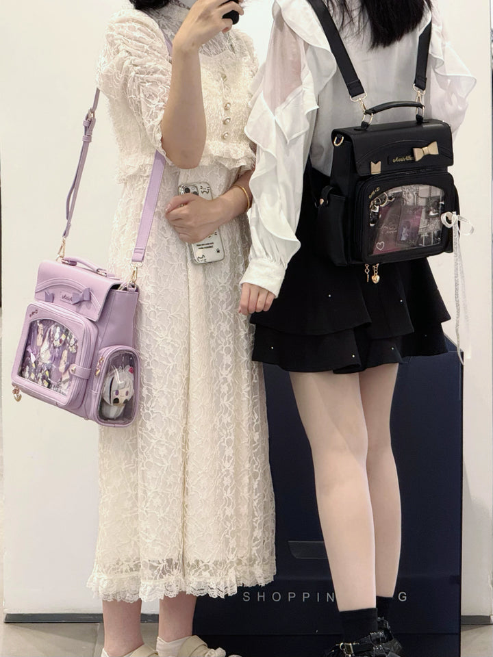 Kawaii Ita Bag with Crossbody Strap, Clear Window 45414:846794