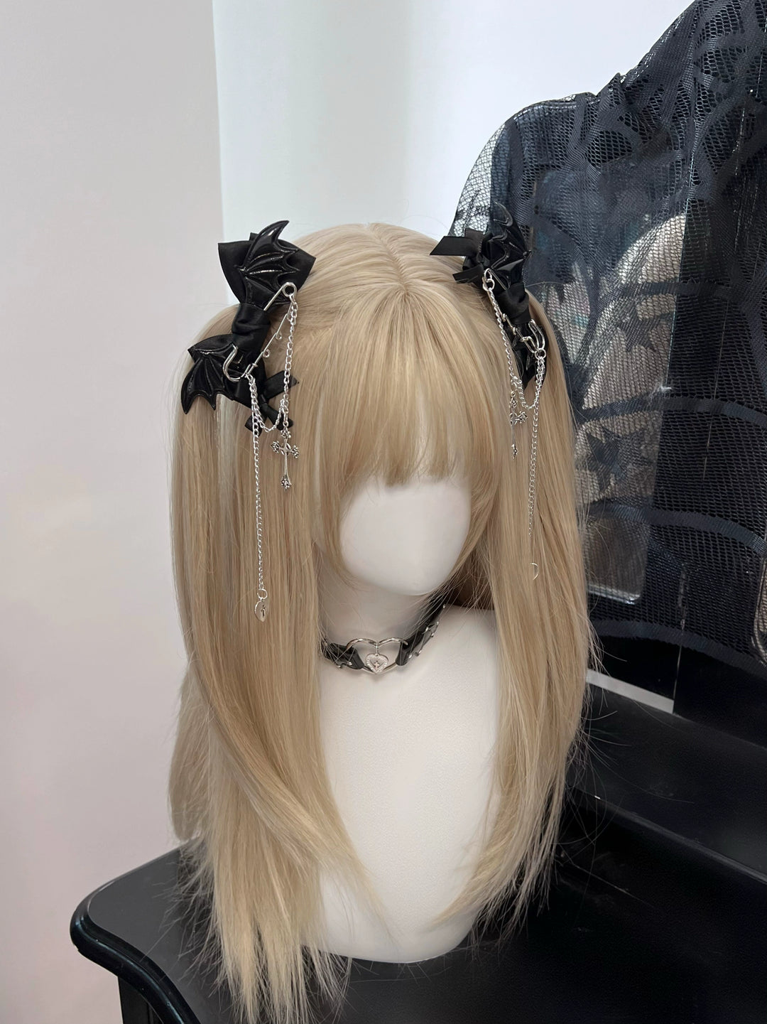 Jirai Kei Hair Clip Subculture Cross Versatile Clip 35516:493768