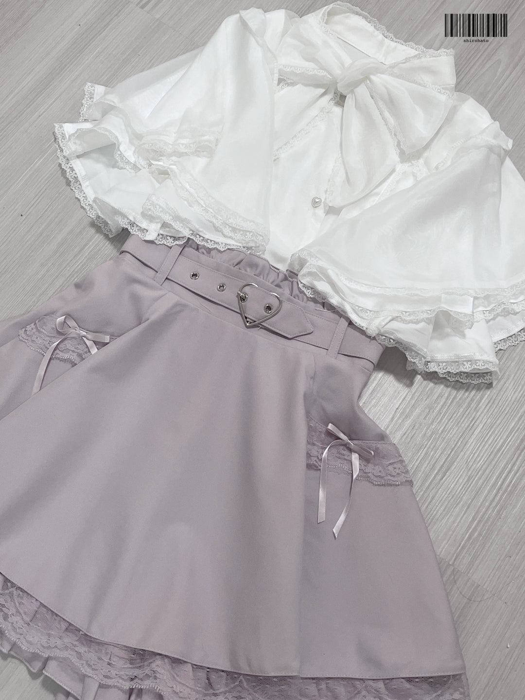 Jirai Kei Skirt Ryousangata Skirt Lace Pocket Pantskirt 38968:608016