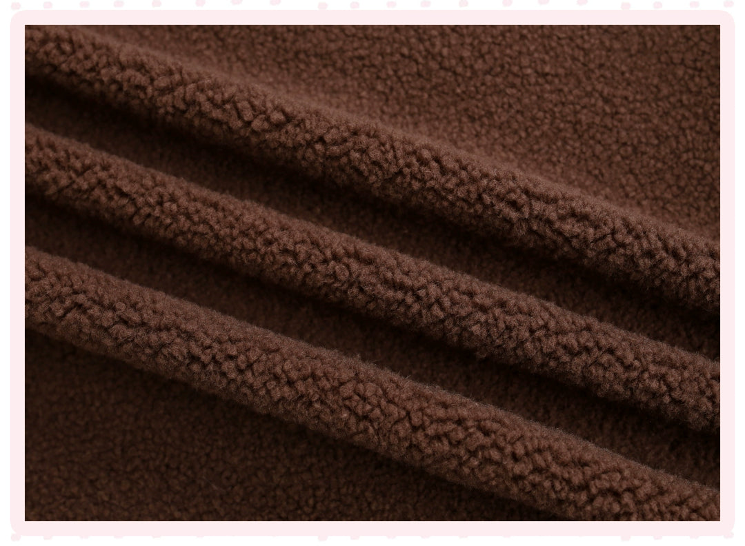 Fleeced Brown Cute Outfit, Bear Ear 44080:796045