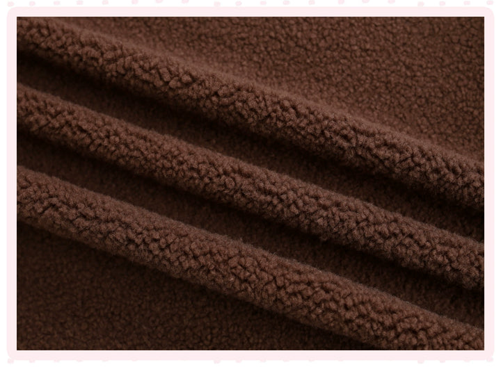 Fleeced Brown Cute Outfit, Bear Ear 44080:796045