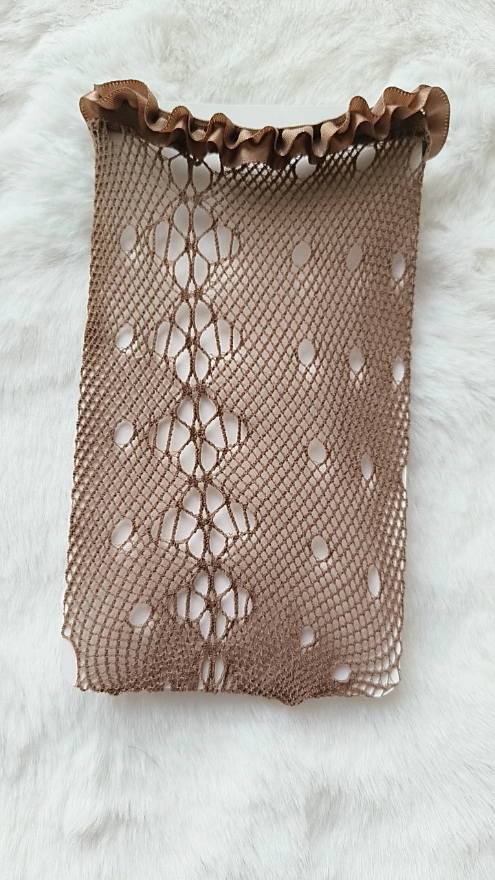 Asymmetrical Layering Pantyhose Sock Set, Bows and Lace 45358:850846
