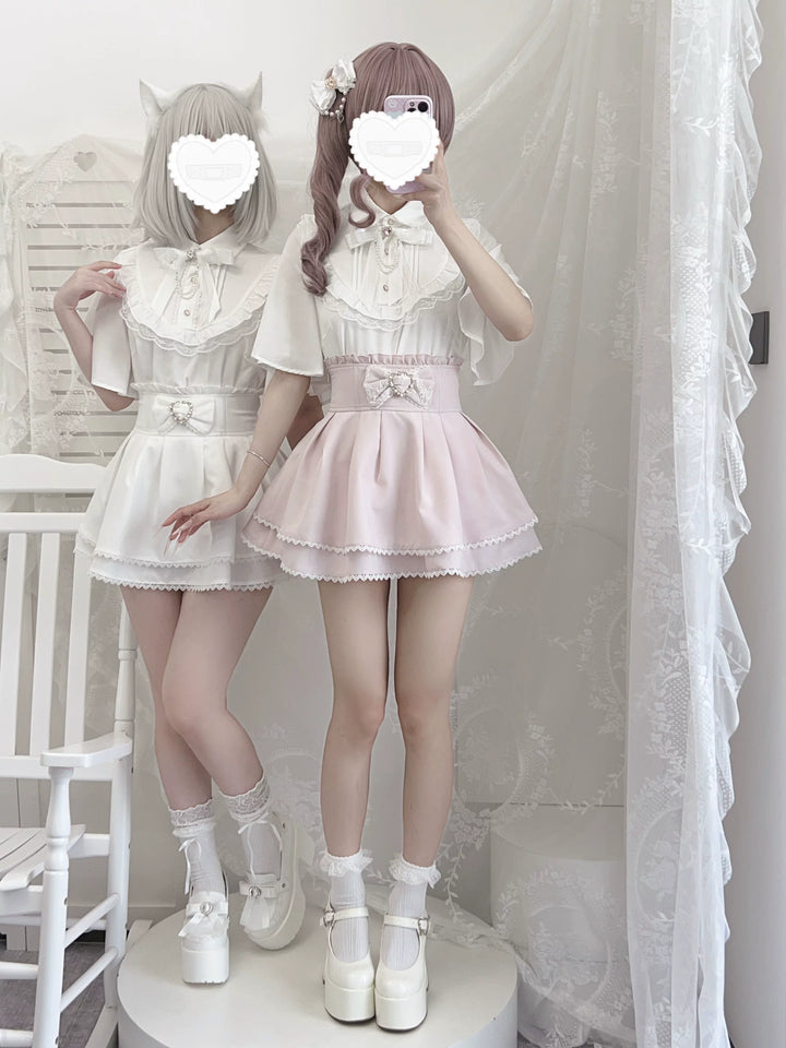 Ryousangata Skirt Outfit, Tencel Blouse 44750:822108