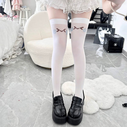 Kawaii Over-the-Knee Socks Printed High Tube Stockings 37740:576210