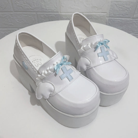 Jirai Kei Shoes High Heels Shoes Round Toe Platform Shoes (34 35 36 37 38 39 40) 35442:512572