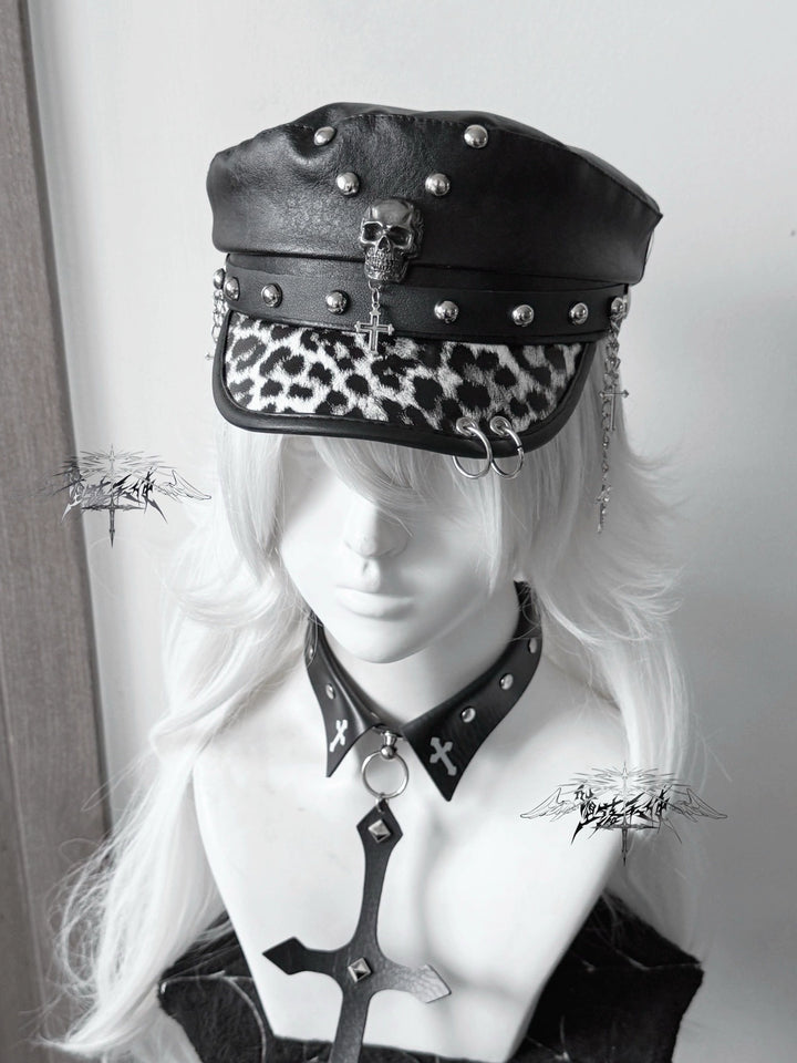 Punk Rivet Cap, Metal Cross & Skull Accents 43885:788944