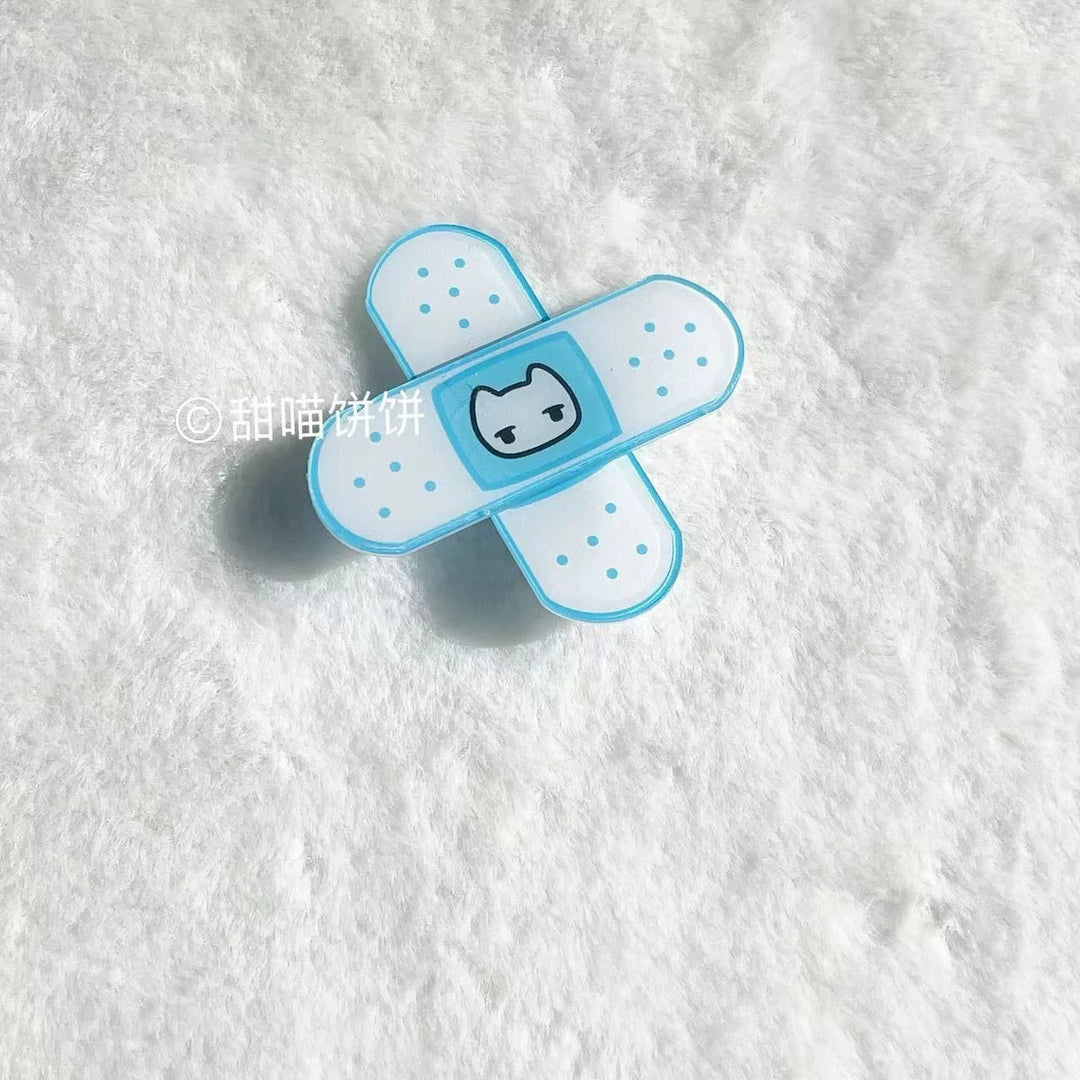 Tenshi Kaiwai Bandage Shaped Hair Clips, Cute Cat Detail 45468:852760