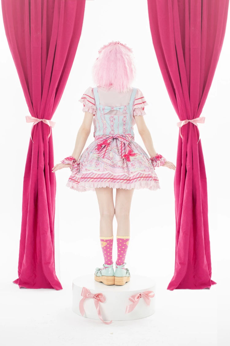 Sweet Lolita Dress Lolita Salopette JSK Set Multicolors 36482:552088 36482:552088