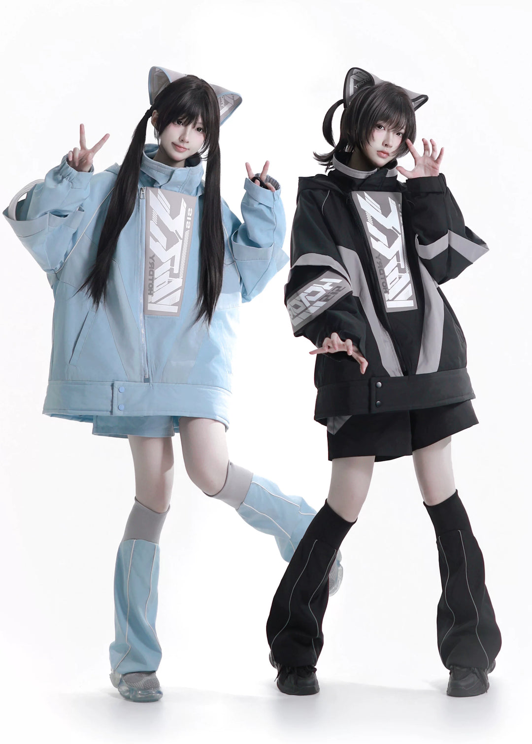 Tenshi Kaiwai Outfit, Windproof Jacket with Fleece Underlayer 44467:809431