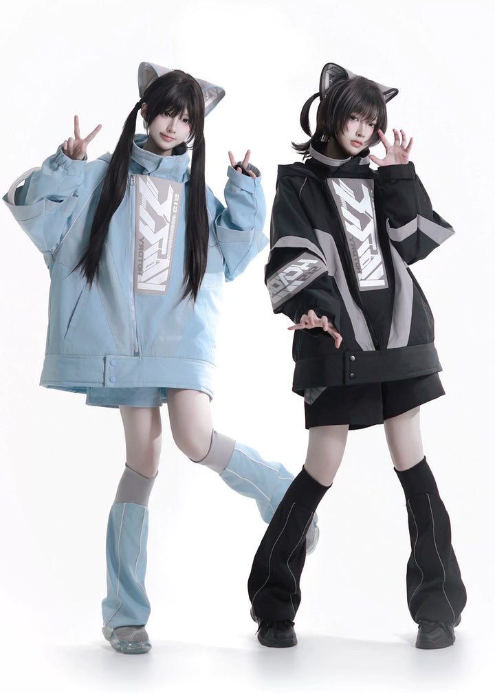 Tenshi Kaiwai Outfit, Windproof Jacket with Fleece Underlayer 44467:809431