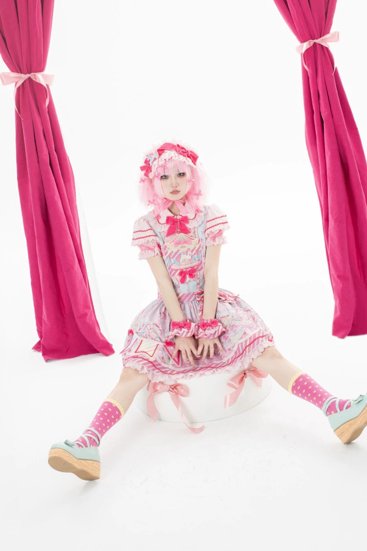 Sweet Lolita Dress Lolita Salopette JSK Set Multicolors 36482:552172