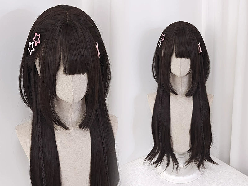 Jirai Kei Lolita Jellyfish Shape Dark Brown Wigs 22048:325298 22048:325298