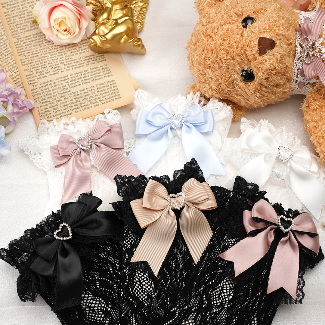 Sweet Kawaii Jirai Kei Lace Butterfly Mid-Calf Socks 21542:308608 21542:308608