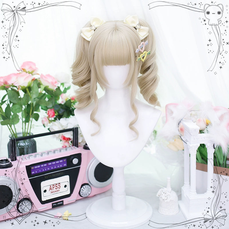 Jirai Kei Wig Lolita Wig Double Ponytails Multicolor 35610:496060 35610:496060