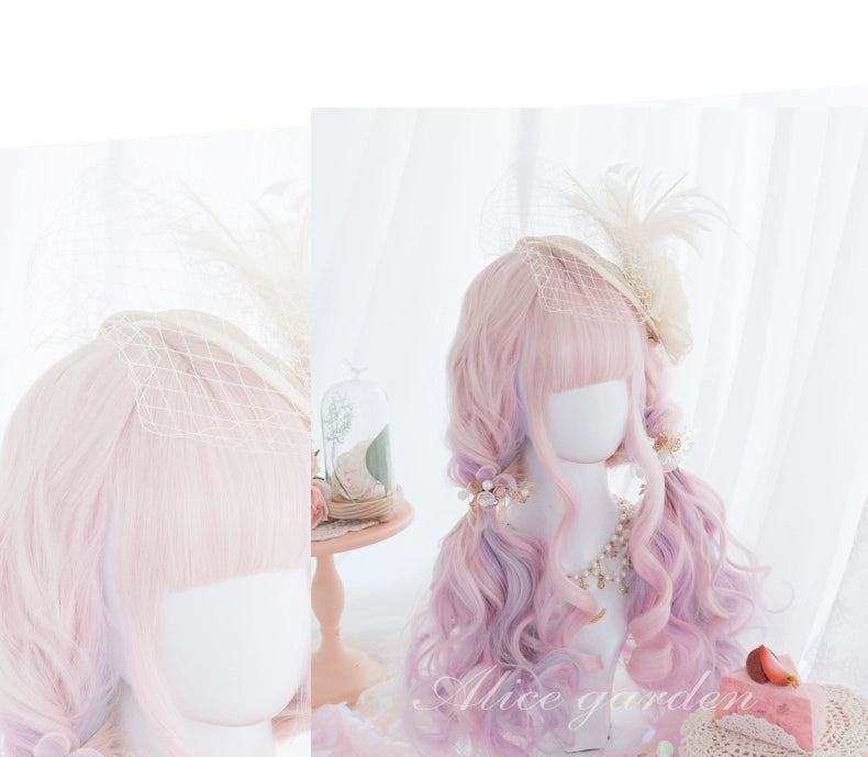 Lolita Wig Fairy Kei Wig Rainbow Wig Pink Wig 31726:497078 31726:497078