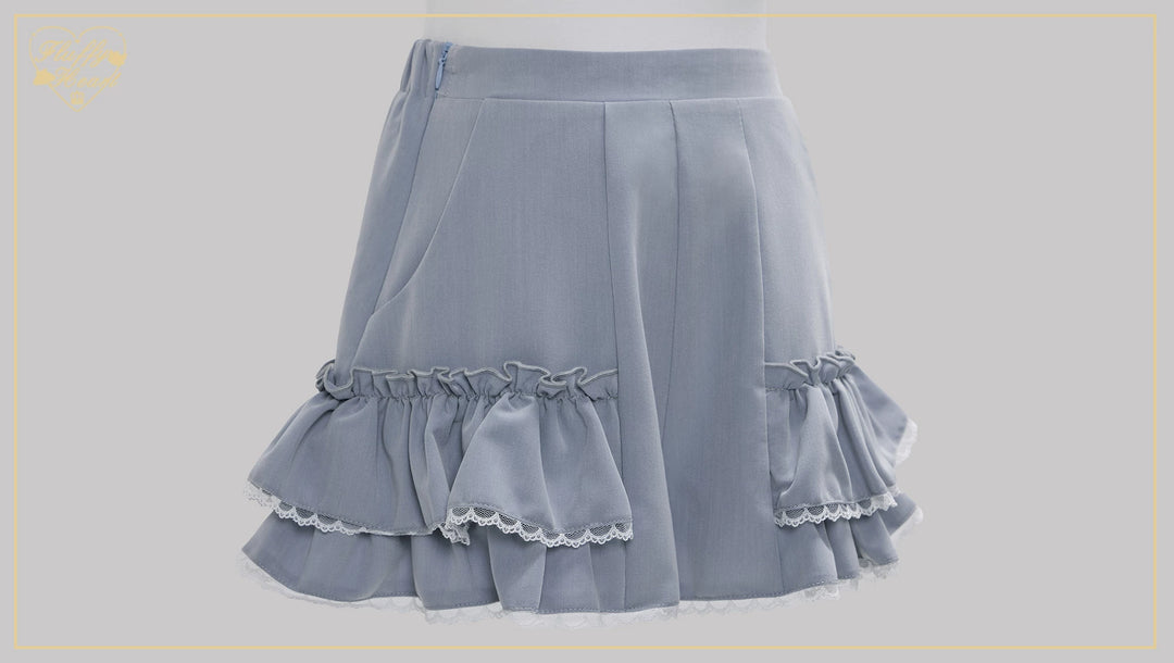 Jirai Kei Button Closure Dress Set Up, Chiffon Sleeves 45390:846559
