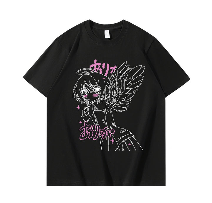 Angel Wings Long Sleeve Anime Print Shirt Multicolor (2XL 3XL L M S XL) 29228:343190 (2XL 3XL L M S XL) 29228:343190