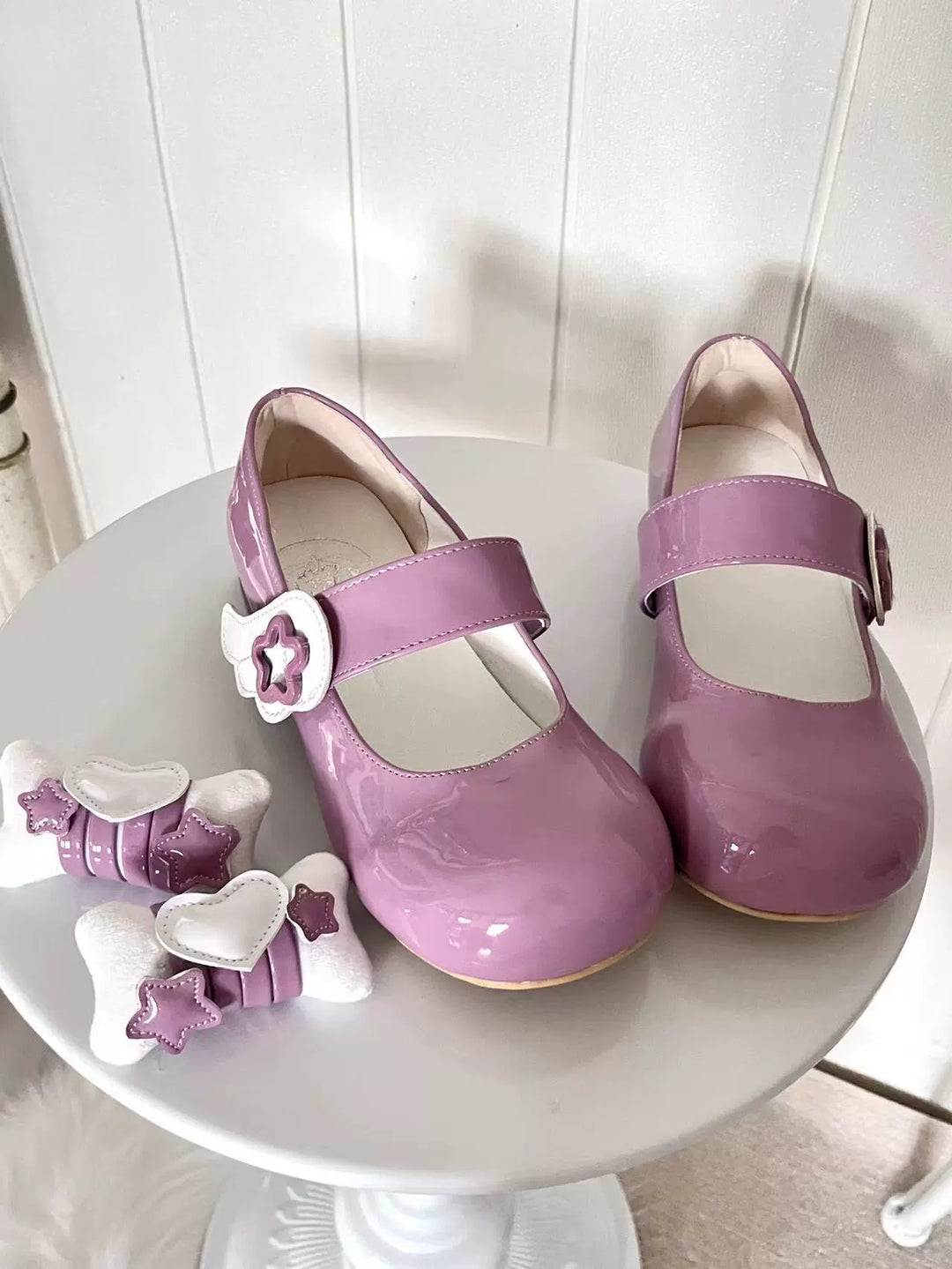 Lolita Shoes Round-toe Leather Shoes Mary Jane Shoes 38258:593452