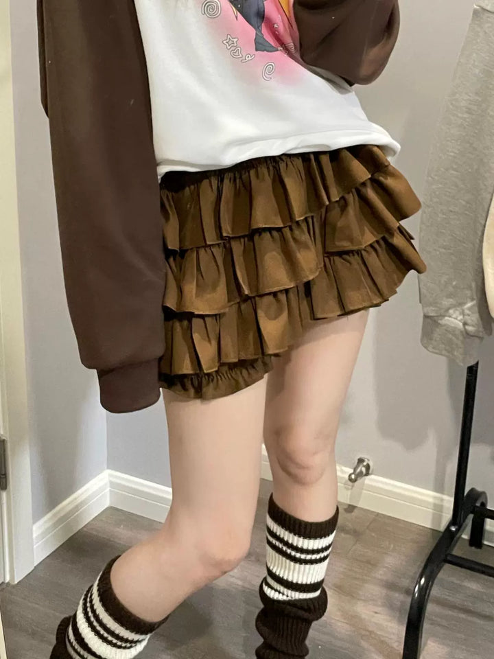 Kawaii Pantskirt Pumpkin Shorts Puff Skirt 37734:585034