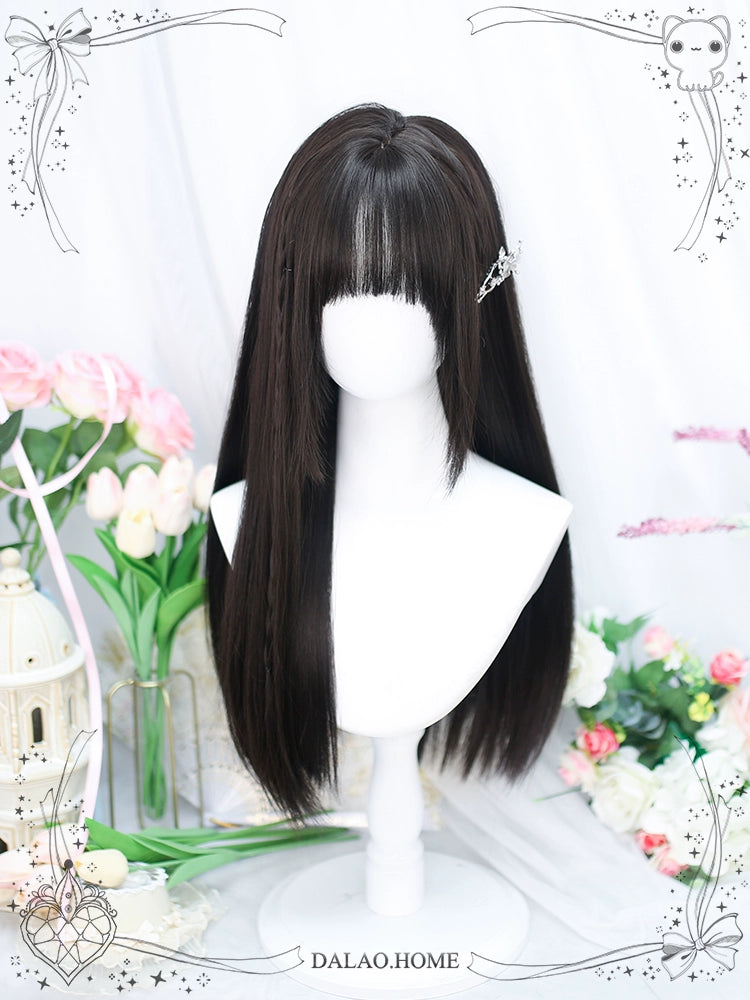 Lolita Wig Long Straight Wig Multicolor 35934:507594 35934:507594