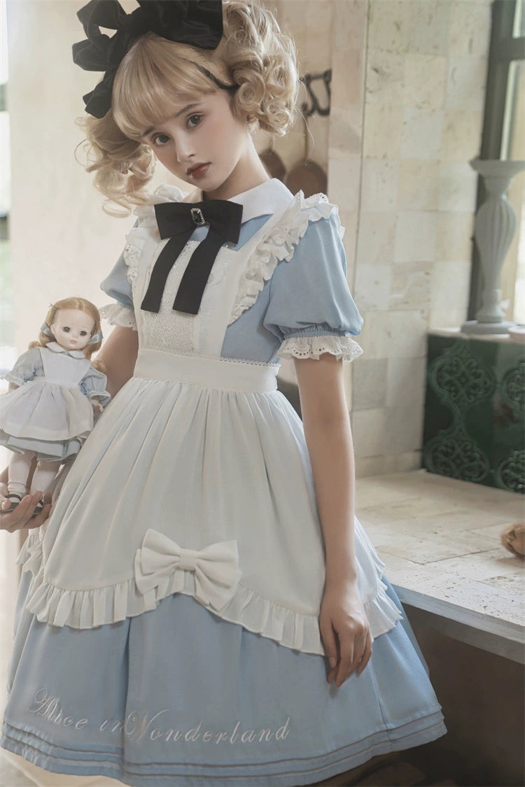 Classic Lolita Dress Short Sleeve Maid-style OP 36474:562554