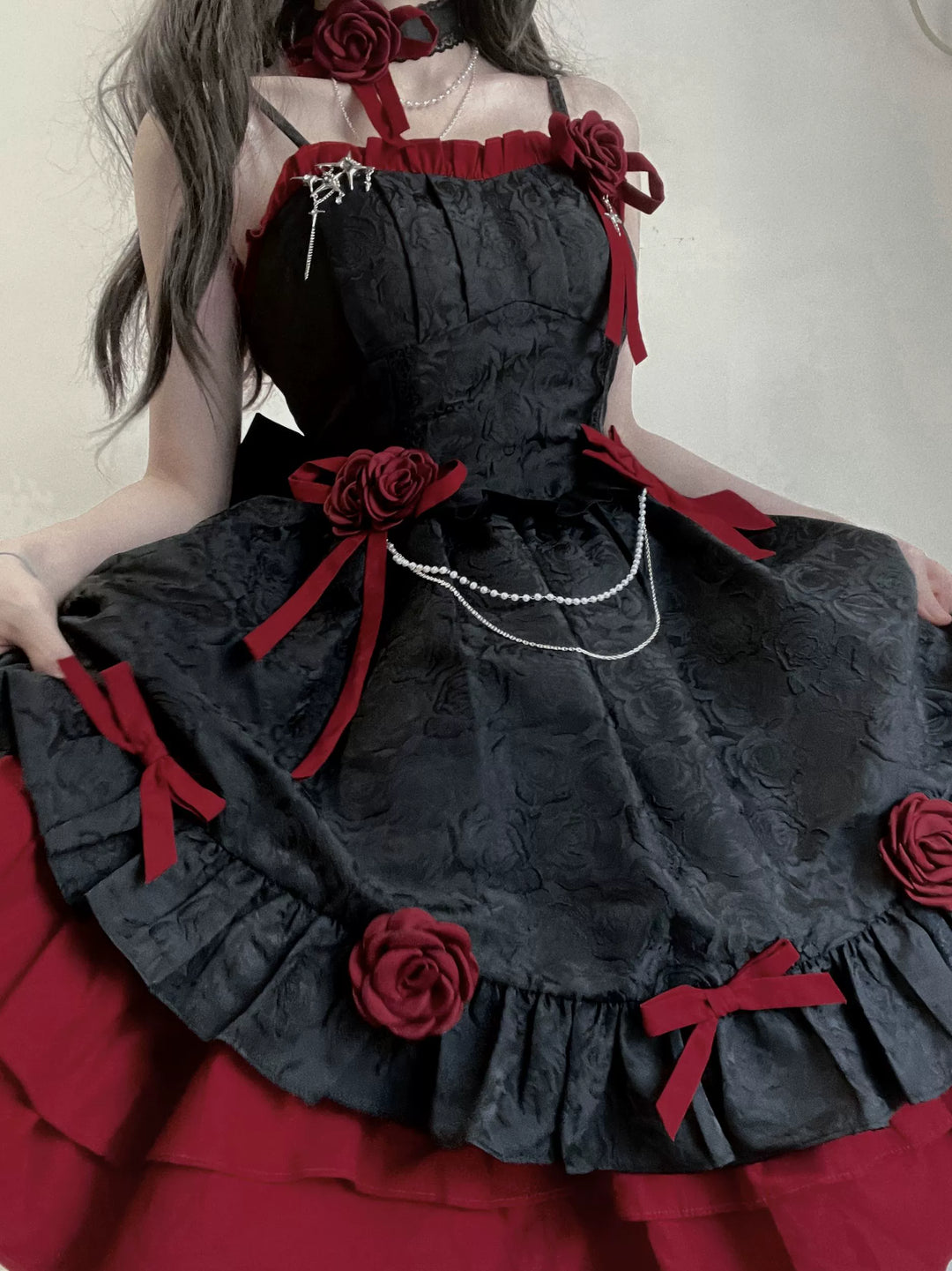 Gothic Lolita Dress Suspender Princess Puffy Dress 35546:496956