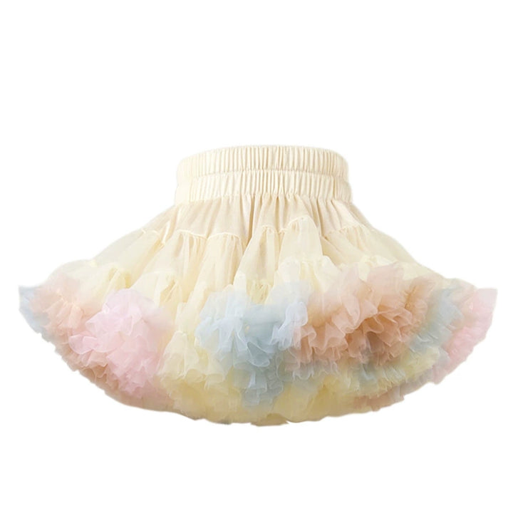 Pink White Lolita Petticoats Soft Yarn Multicolor (adults)) 22776:355628 (adults)) 22776:355628