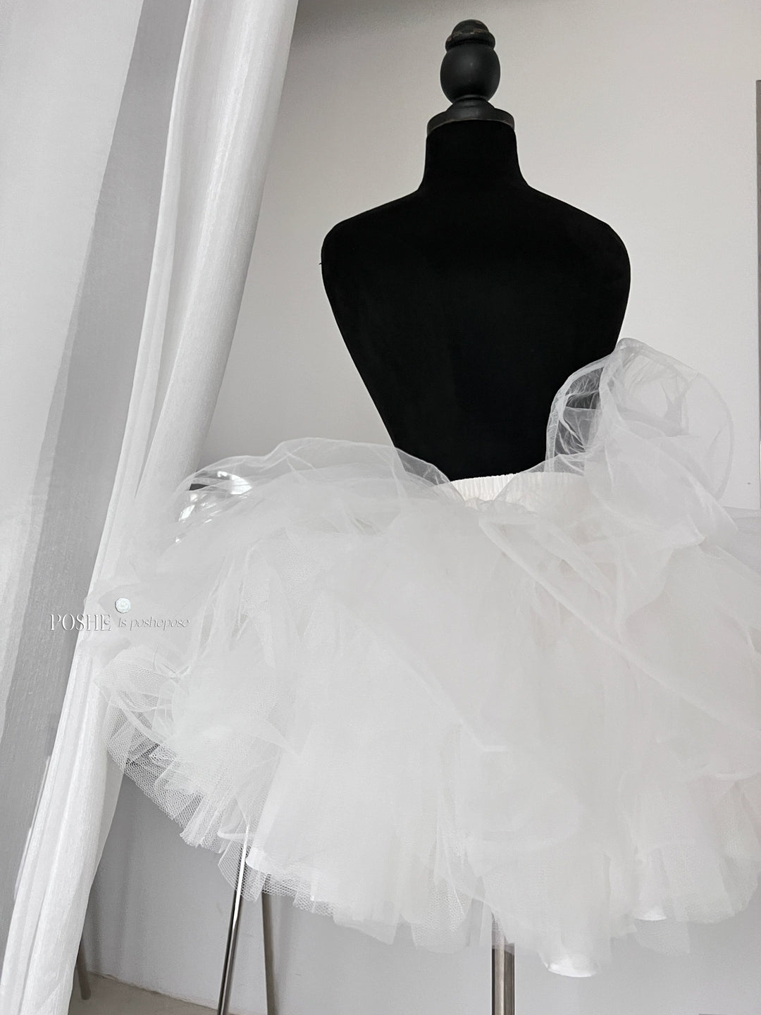 Lolita Dress Petticoat Puffy Black And White Pettipants 36386:542568 36386:542568