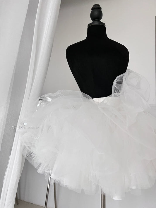 Lolita Petticoat Skirt White Multi-layer Pettipants (F) 36394:549504