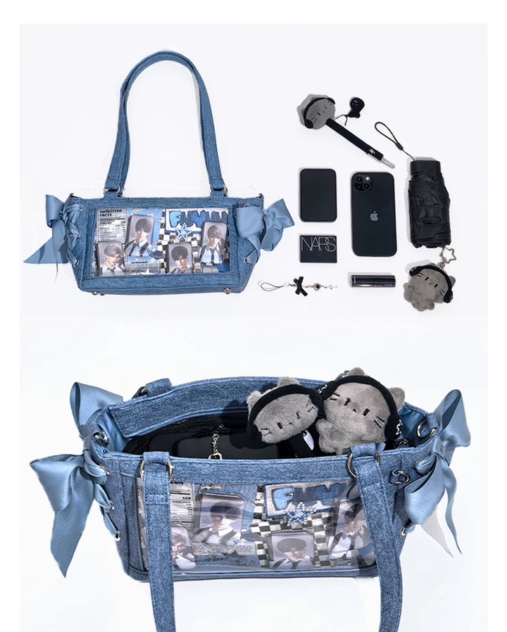 Daily Mini Ita Bag, Clear Window for Dolls & Badges 45427:849579