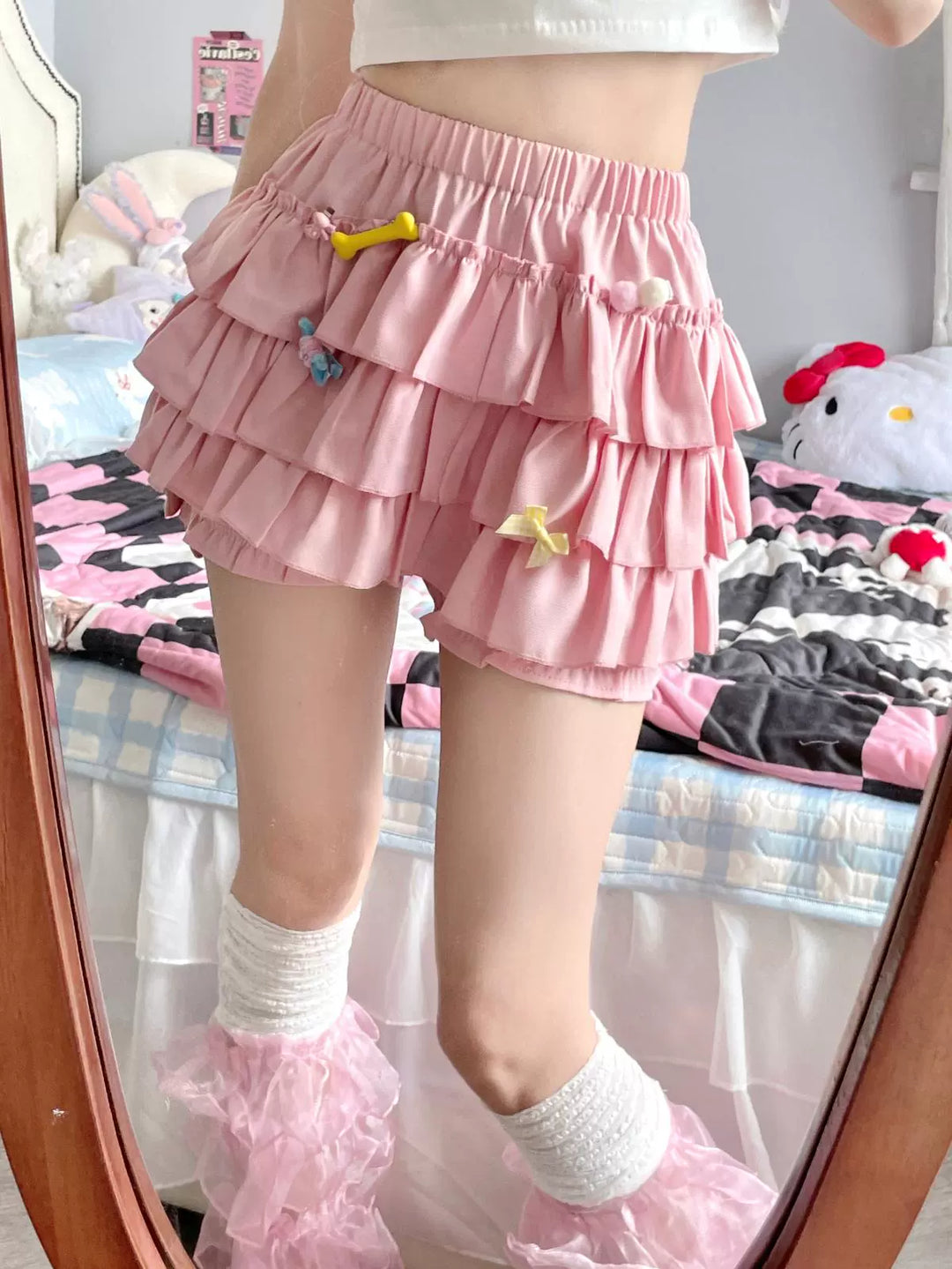 Kawaii Pantskirt Pumpkin Shorts Puff Skirt 37734:585120