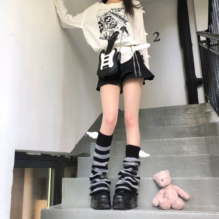 Tenshi Kaiwai Striped Leg Warmers, Wing Decorations 45466:852149