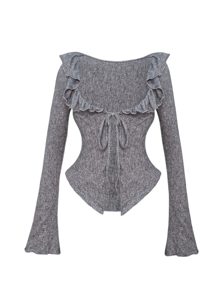 Gyaru Mini Cake Skirt Outfit, Light Cardigan (L M S XS) 43428:779977