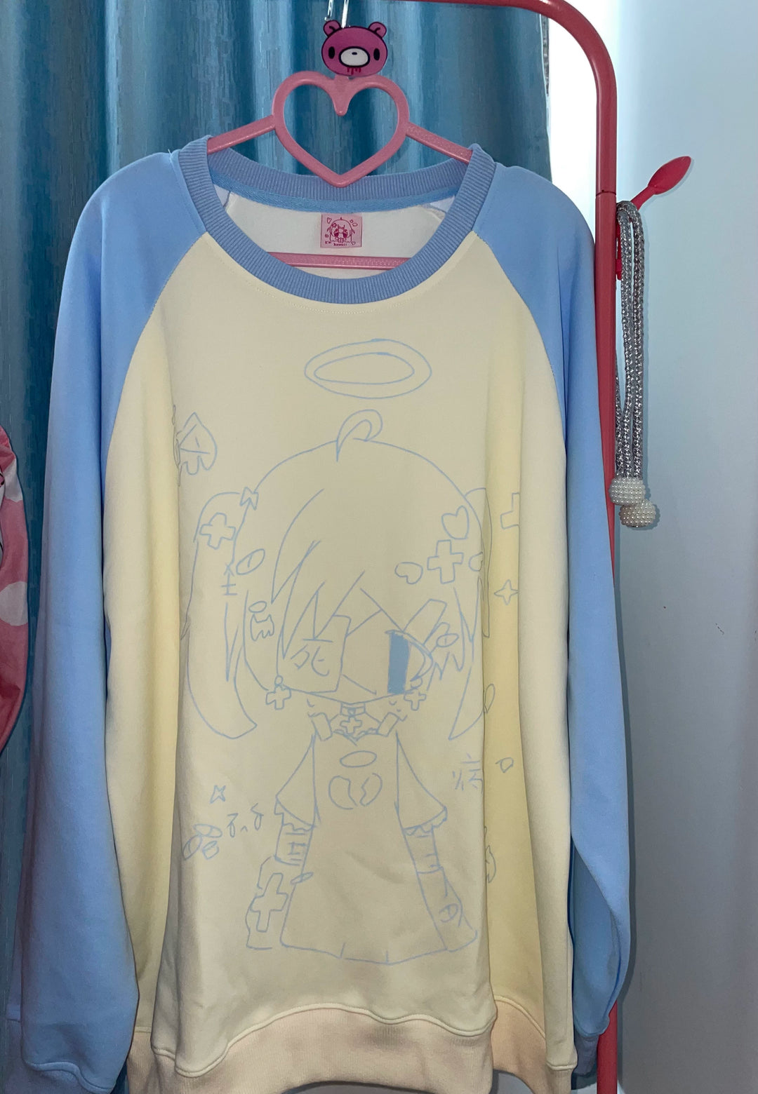 Kawaii Aesthetic Sweatshirt Anime Pattern Hoodie 33996:474326 33996:474326