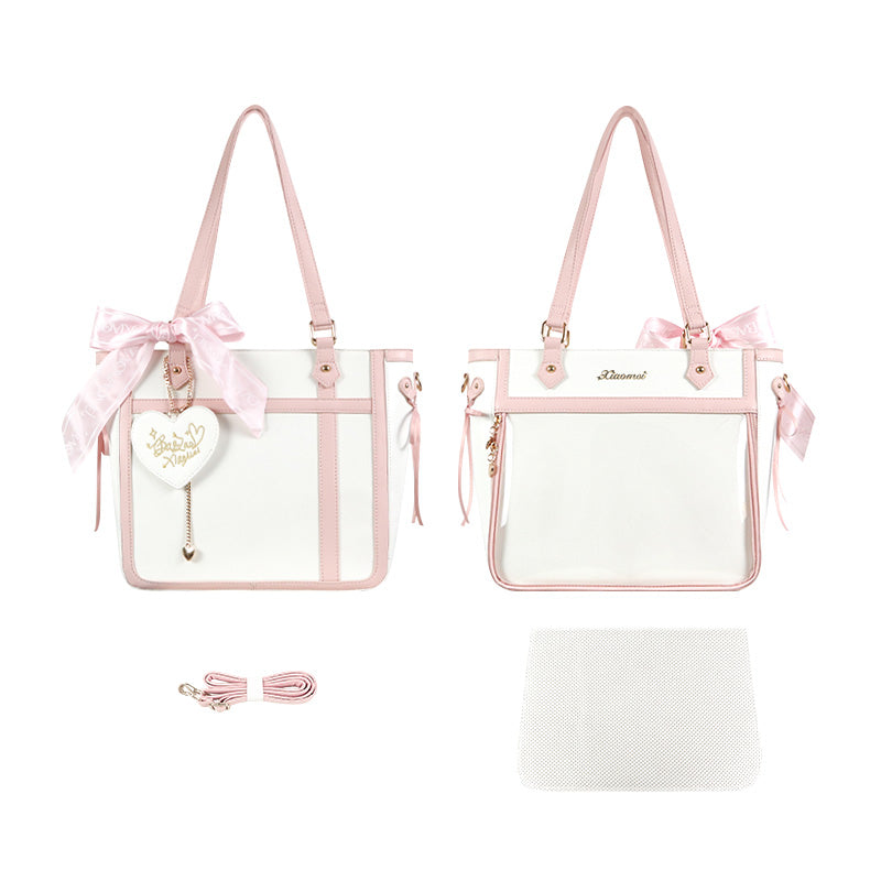 Kawaii Ribbon Itabag Large Capacity Crossbody Bag Multicolor 41746:712528