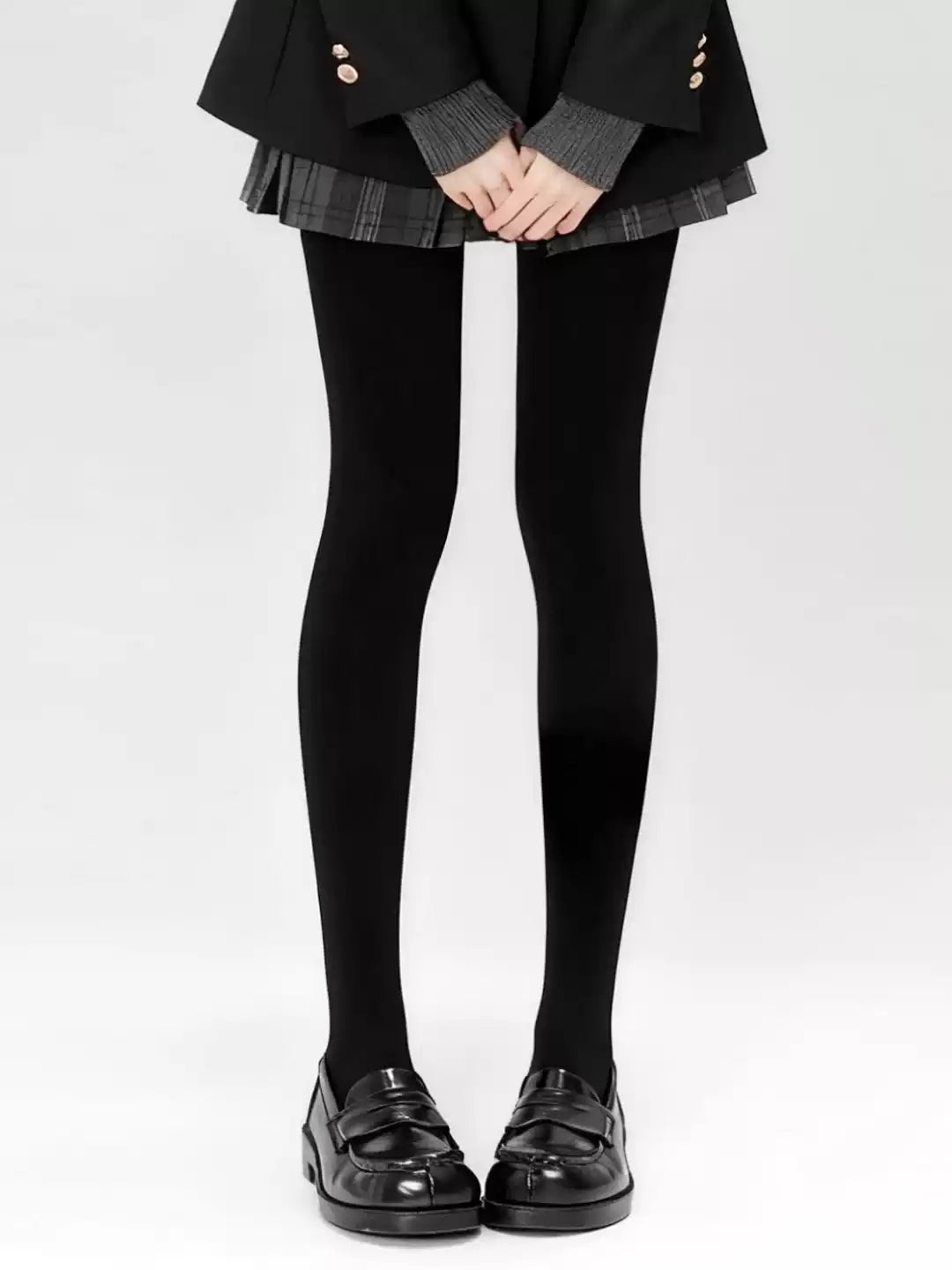 Solid Black Slimming Pantyhose, Various Thickness Options 45963:871170